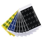 Device markers, Label, 16 x 16 mm, Acrylic-coated fibre webbing, Colour: Black 1707350002 Weidmüller 1 ks