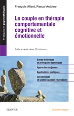 Le couple en thÃ©rapie comportementale, cognitive et Ã©motionnelle