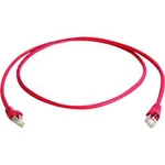 Síťový kabel RJ45 Telegärtner L00006A0044, CAT 6A, S/FTP, 50.00 m, červená