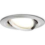 LED vestavné svítidlo Paulmann Coin Slim 93878, 20.4 W, N/A, sada 3 ks, železo (kartáčované)