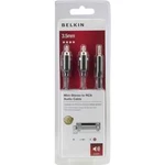 Jack / cinch audio kabel Belkin F3Y116bt5M, 5.00 m, černá