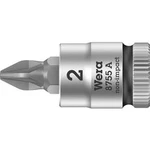 Nástrčný klíč Wera 8755 A, křížový PZ, 1/4" (6,3 mm), chrom-vanadová ocel 05003354001