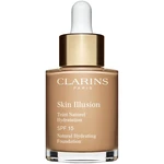 Clarins Skin Illusion Natural Hydrating Foundation rozjasňující hydratační make-up SPF 15 odstín 111N Auburn 30 ml