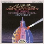 Česká filharmonie/Gaetano Delogu – Mendelssohn: Symfonie č. 4, 5, Hebridy