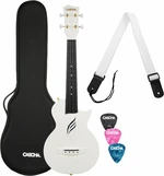 Cascha Carbon Fibre Set White Koncertní ukulele