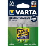 Batéria nabíjacie Varta Rechargeable Accu AA, HR06, 2600mAh, Ni-MH, blistr 2ks (5716101402) tužkové batérie AA (HR6) • nabíjacie až 300× • kapacita 2 