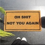 Rohožka Doormat Oh Shit, 70 × 40 cm