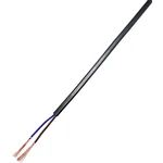 TRU COMPONENTS 93030c520 pripojovací kábel/vodič  2 x 1.00 mm² čierna 20 m