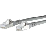 Metz Connect 1308450533-E RJ45 sieťové káble, prepojovacie káble CAT 6A S/FTP 0.50 m sivá s ochranou 1 ks