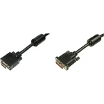 Digitus DVI / VGA káblový adaptér #####DVI-I 24+5pol. Stecker, #####VGA 15pol. Stecker 2.00 m čierna AK-320300-020-S mož