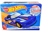 Skill 1 Snap Model Kit 1997 Dodge Viper GTS "Hot Wheels" 1/25 Scale Model by AMT