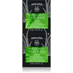 Apivita Express Beauty Moisturizing Face mask Aloe osviežujúca hydratačná maska na tvár 2x8 ml