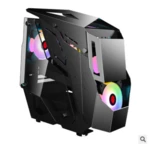 Monster ATX Gaming Computer Case Desktop Water Cooled Full Side Penetration With Tempered glass Special Case Support M-A