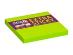 Samolepicí bločky Extra Sticky 76x76mm, 90 lístků, neonově zelený