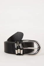 DEFACTO Women&#39;s Faux Leather Classic Belt