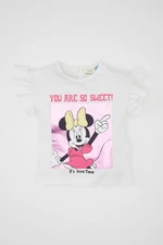 DEFACTO Baby Girl Disney Mickey & Minnie Crew Neck Short Sleeve T-Shirt