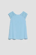 LADIES SHIRT L-KO-4031 PALE BLUE