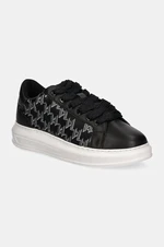 Kožené sneakers boty Karl Lagerfeld KAPRI MENS černá barva, KL52511A