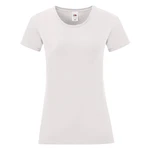 White Iconic women's t-shirt in combed cotton Fruit of the Loom