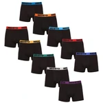 10PACK men's boxers Nedeto black