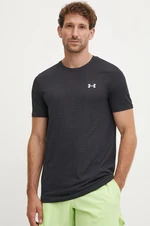 Tréningové tričko Under Armour Vanish Seamless Grid čierna farba, vzorovaný, 1376921