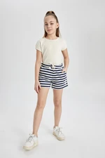 DEFACTO Girls Striped Shorts