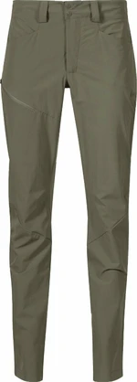 Bergans Vandre Light Softshell Women Green Mud 36 Pantalons outdoor pour