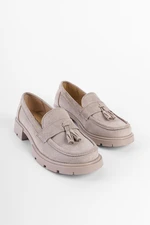 Capone Outfitters Trak Sole Tassel Women's Loafer