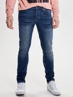 ONLY & SONS Loom Jeans Modrá