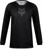 FOX Youth Blackout Jersey Black/Black M Camiseta Motocross