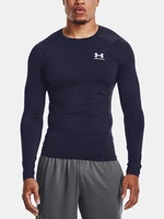 Under Armour UA HG Armour Comp LS Triko Modrá