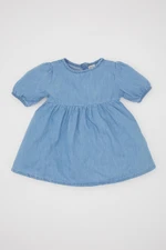 DEFACTO Baby Girl Short Sleeve Jean Dress