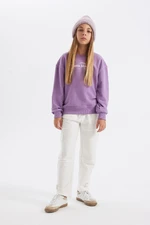 DEFACTO Girl's Carrot Fit Cargo Pocket Sweatpants