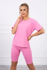 Set of top+leggings light pink