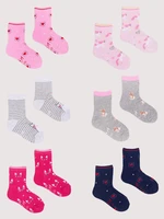 Yoclub Kids's Socks Pattern 6-Pack SKA-0006G-AA00-010