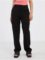 Black women's trousers with pockets VERO MODA Zelda - Women