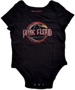 Pink Floyd T-Shirt Dark Side of the Moon Seal Baby Grow Unisex Black 0-3 Months