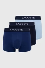 Boxerky Lacoste 3-pak pánske, tmavomodrá farba