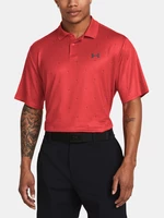 Under Armour Tričko UA Perf 3.0 Printed Polo-RED - Pánské