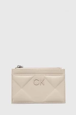 Peňaženka Calvin Klein dámska,béžová farba,K60K611704