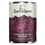 CANAGAN Turkey & duck dinner konzerva pre psov 400 g