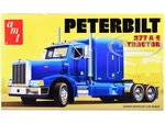 Skill 3 Model Kit Peterbilt 377 A/E Truck Tractor 1/24 Scale Model by AMT