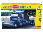 Skill 4 Model Kit Peterbilt 378 Long Hauler Truck Tractor 1/24 Scale Model by Italeri