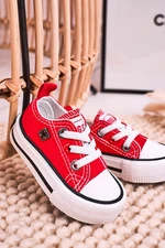 Kids classic sneakers Big Star - red