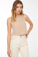 Trendyol Blouse - Beige - Regular fit