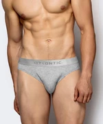 Men's briefs made of Pima cotton ATLANTIC 2Pack - gray