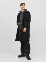 Black men's coat with wool Jack & Jones Harry - Men