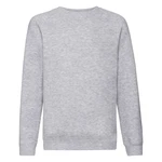 Gray children's sweatshirt Raglan Sweat Fruit of the Loom