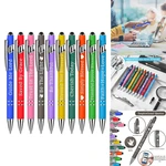 1Set Office Inspirational Quotes Snarky Screen Touch Stylus Pen Encouraging Scriptures Black Ink , A