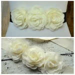 Solid Color Artificial Flower Maternity Belt Fashion Handmade Floral Sash DIY Clothing Accessories Party Decoration Photo Props